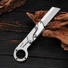 将图片加载到图库查看器，All-steel folding knife, deformed pocket knife, playable utility knife, easy to carry outdoors
