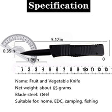 将图片加载到图库查看器，OTF Mini Pocket Knife, Stainless Steel Small MT, Outdoor Multifunctional Carrying Knife for Camping, Fishing, Traveling, Climbing, etc.
