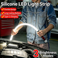 将图片加载到图库查看器，27" Bendable LED Flashlight Stick - Rechargeable HighLumen Hands-Free Work Light, Cars Accessories
