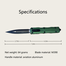 将图片加载到图库查看器，DIRAC D/E Pocket knife OTF knife, outdoor EDC knife
