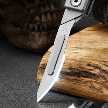 将图片加载到图库查看器，art knife folding knife Mini knife pocket knife paring knife outdoor camping easy to carry
