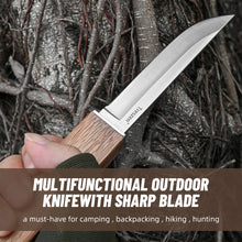 将图片加载到图库查看器，Fixed Blade Double Knife, Camping Hunting Knife, Outdoor, Fishing, Mountaineering, Travel
