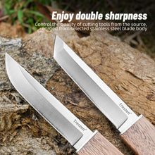 将图片加载到图库查看器，Fixed Blade Double Knife, Camping Hunting Knife, Outdoor, Fishing, Mountaineering, Travel
