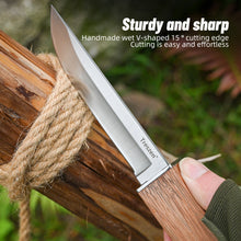 将图片加载到图库查看器，Fixed Blade Double Knife, Camping Hunting Knife, Outdoor, Fishing, Mountaineering, Travel
