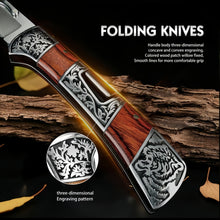 将图片加载到图库查看器，columbia-B3159 Back lock folding knife, pocket knife
