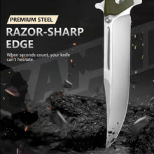 将图片加载到图库查看器，LUZON-Folding knife edc outdoor knives
