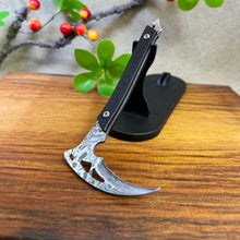 将图片加载到图库查看器，Mini Damascus desktop ornament knife, exquisite EDC
