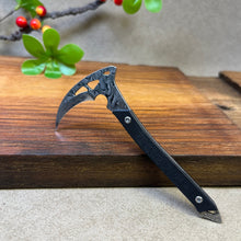 将图片加载到图库查看器，Mini Damascus desktop ornament knife, exquisite EDC

