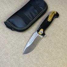 将图片加载到图库查看器，10CrMoV steel heavy-duty folding knife, high hardness and high strength cutting tool, hunting and camping
