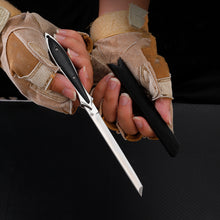 将图片加载到图库查看器，Solid wood pocket knife, letter opener, paring knife, outdoor camping convenient to carry
