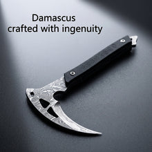 将图片加载到图库查看器，Mini Damascus desktop ornament knife, exquisite EDC
