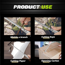 将图片加载到图库查看器，Stainless steel stick, knife in a stick, essential for outdoor self-defense
