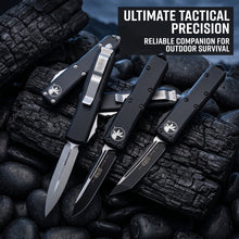 将图片加载到图库查看器，UT-85 Black Handle Series OTF Pocket knife,Carry multiple knives with you
