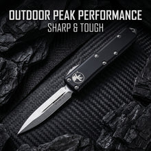 将图片加载到图库查看器，UT-85 Black Handle Series OTF Pocket knife,Carry multiple knives with you
