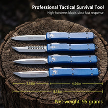 将图片加载到图库查看器，UT-70 Bule OTF Pocket knife,Carry multiple knives with you

